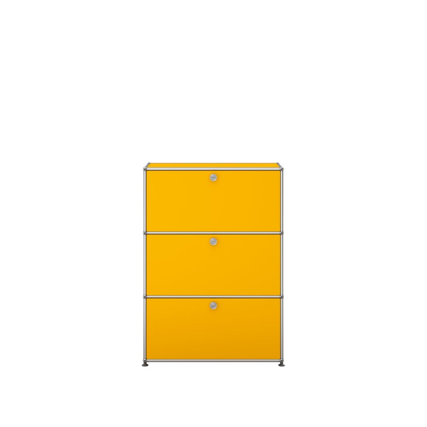 Commode HALLER G1 de USM, Jaune or Commode HALLER G1 de USM, Jaune or