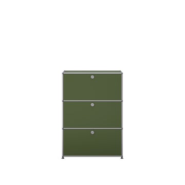 Commode HALLER G1 de USM, Vert Olive