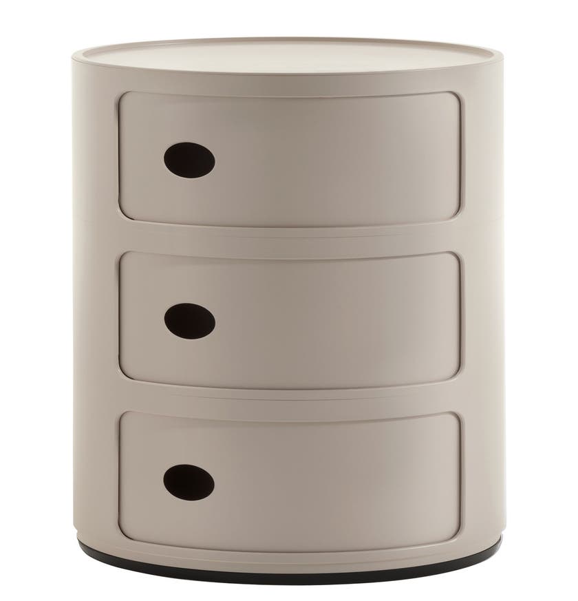 Meuble de rangement COMPONIBILI BIO de Kartell, Crème
