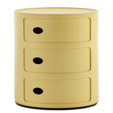 Meuble de rangement COMPONIBILI BIO de Kartell, Jaune