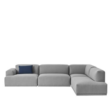 Module CONNECT MODULAR SOFA / LEFT ARMREST LOUNGE (J), Steelcut trio (all colours) de Muuto