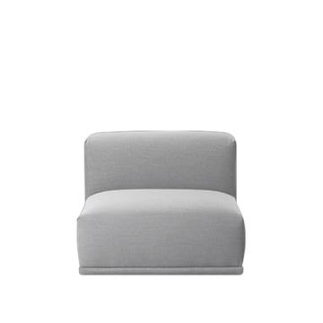 Module CONNECT MODULAR SOFA / SHORT CENTRE (D), Steelcut trio (all colours) de Muuto