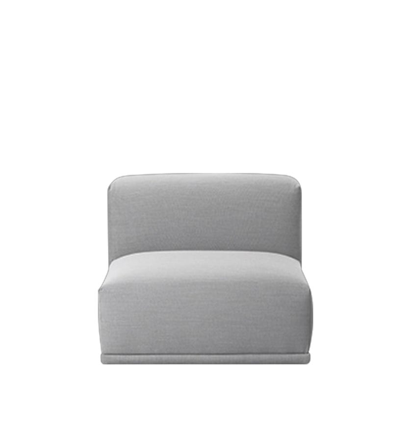 Module CONNECT MODULAR SOFA / SHORT CENTRE (D), Steelcut trio (all colours) de Muuto