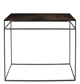 Console Heavy Aged Mirror de Ethnicraft Accessories, Bronze Copper Leaf