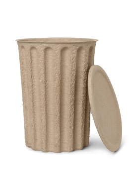 Corbeille à papier PAPER PULP - Beige de Ferm Living Corbeille à papier PAPER PULP - Beige de Ferm Living