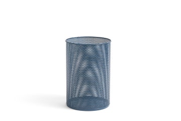 Corbeille à papier PERFORATED Medium Bleu pétrole de Hay Corbeille à papier PERFORATED Medium Bleu pétrole de Hay