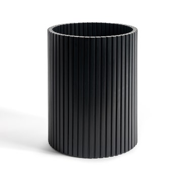 Corbeilles à papier ROLLER MAX d'Ethnicraft, Acajou massif teinté noir
