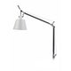 Corps TOLOMEO BASCULANTE FLOOR de Artemide, Diffuseur satin gris Ø.18 cm