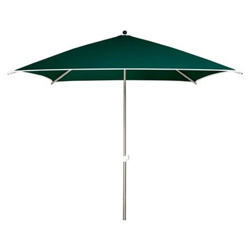Parasol CORTINA de Vlaemynck, 200 x 200 cm,  Vert Paon