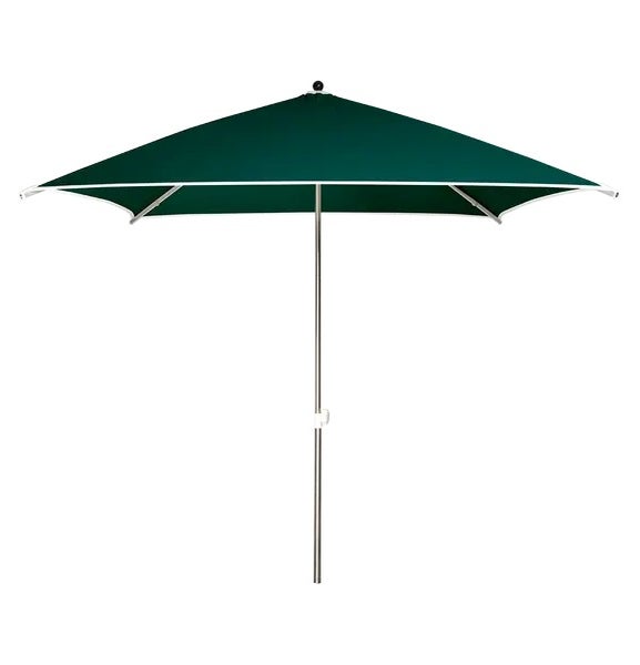 Parasol CORTINA de Vlaemynck, 200 x 200 cm,  Vert Paon