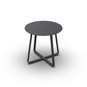 Table basse extérieure COS, Ø.60, Graphite