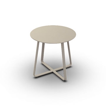 Table basse extérieure COS, Ø.60, Sable