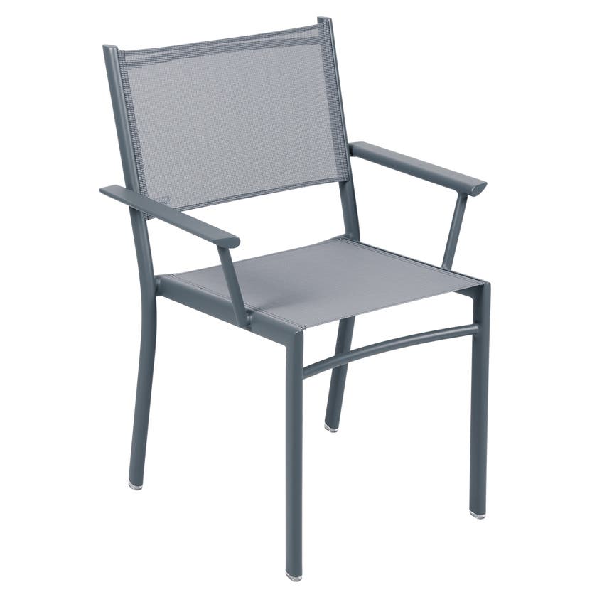 Fauteuil COSTA de Fermob, Gris orage Stéréo Fauteuil COSTA de Fermob, Gris orage Stéréo