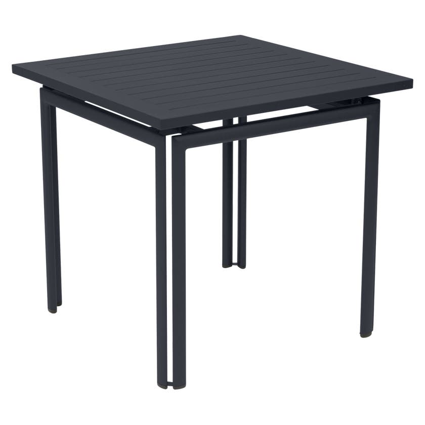 Table carrée COSTA de Fermob Carbone Table carrée COSTA de Fermob Carbone