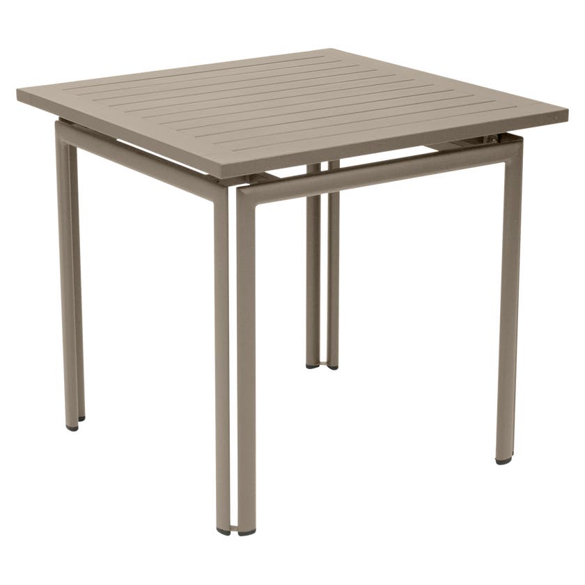 Table carrée COSTA de Fermob muscade Table carrée COSTA de Fermob muscade