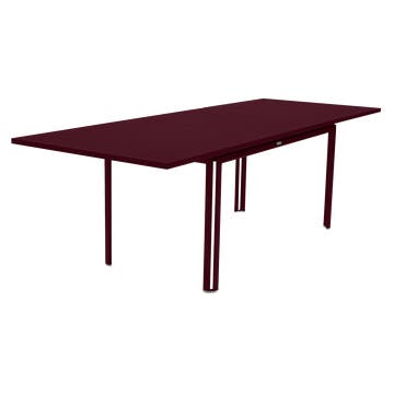 Table à allonge COSTA de Fermob, Cerise noire Table à allonge COSTA de Fermob, Cerise noire