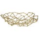 CENTRE DE TABLE BONE DE TOM DIXON, DORÉ