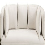 Coussin d'assise pour canapé 3 places dossier bas ESEDRA de Ethimo, Blanc naturel