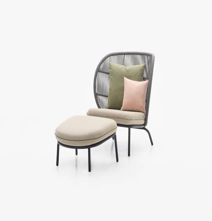 Coussin d'assise pour fauteuil et repose pieds KODO de Vincent Sheppard, Catégorie B