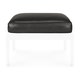 Coussin pour repose-pieds Jack - cuir Black