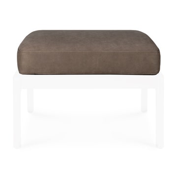 Coussin pour repose-pieds Jack - cuir nubuck Terra