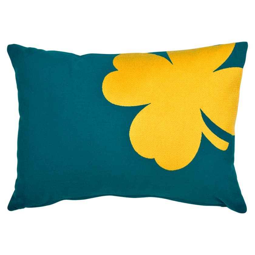 Coussin TRÈFLE 44 x 30 cm de Fermob, Bleu canard Coussin TRÈFLE 44 x 30 cm de Fermob, Bleu canard