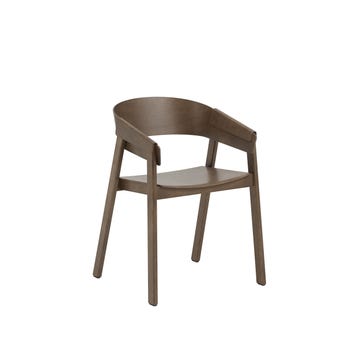 Fauteuil COVER de Muuto, Brun foncé