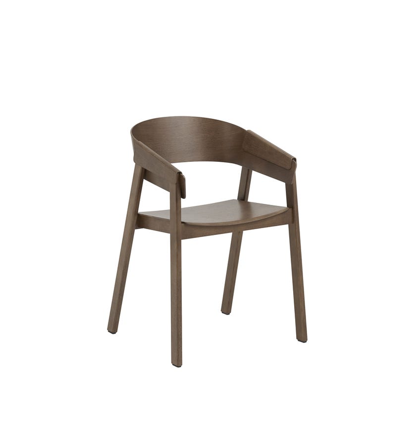 Fauteuil COVER de Muuto, Brun foncé