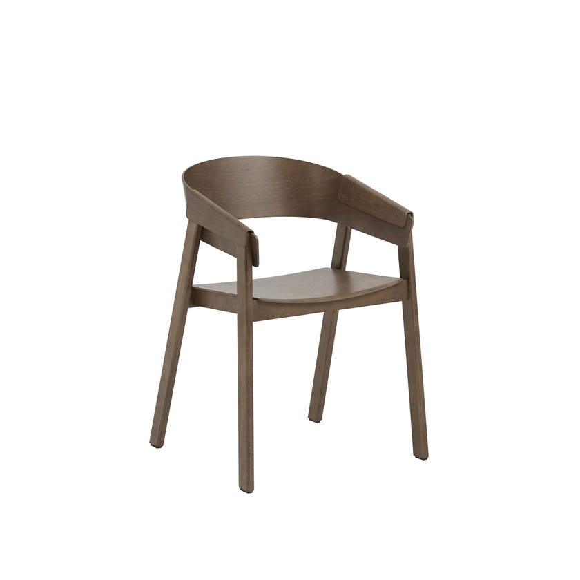 Fauteuil COVER de Muuto, Brun foncé Fauteuil COVER de Muuto, Brun foncé