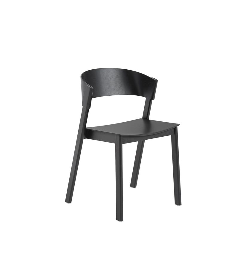 Chaise COVER de Muuto, Noir