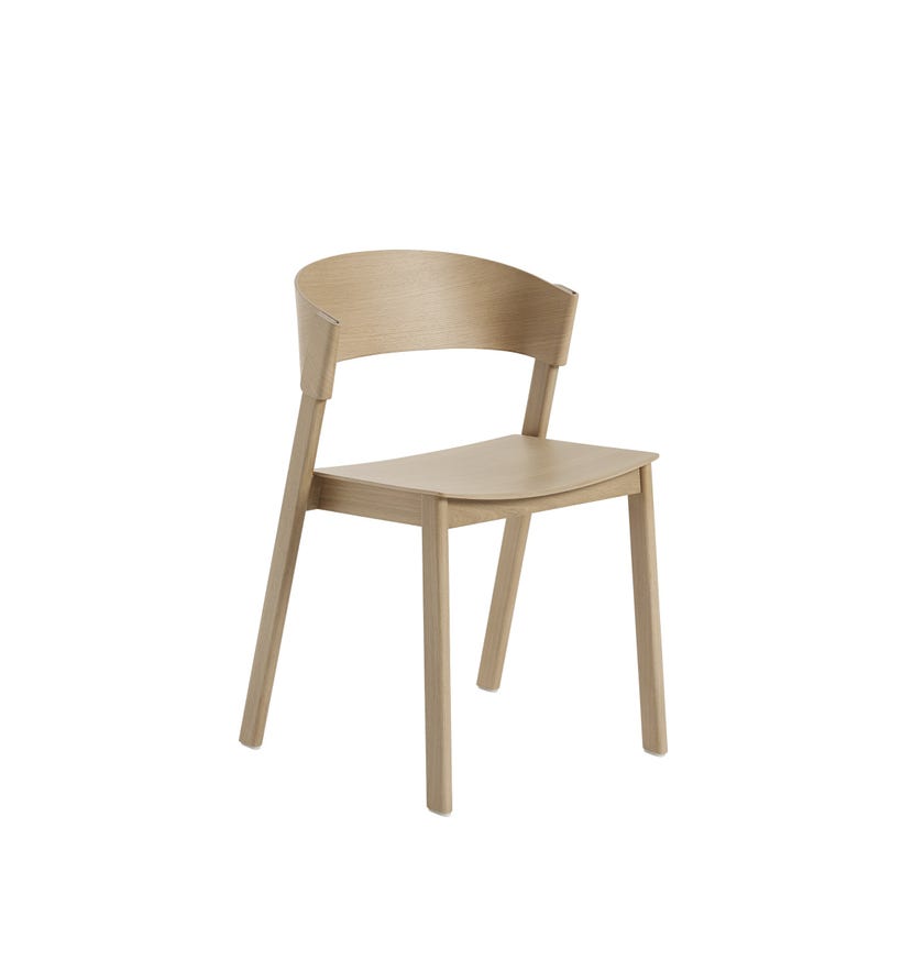 Chaise COVER de Muuto, Chêne