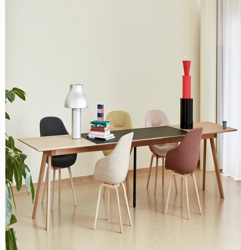 Table à rallonge CPH30 de Hay, 200 x 90 cm, Plateau et pieds en chêne vernis naturel