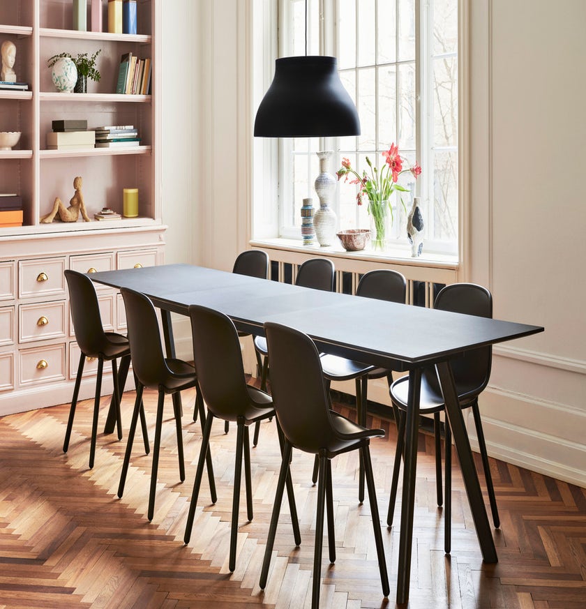 Table à rallonge CPH30 de Hay, 200 x 90 cm, Plateau et pieds en chêne vernis naturel