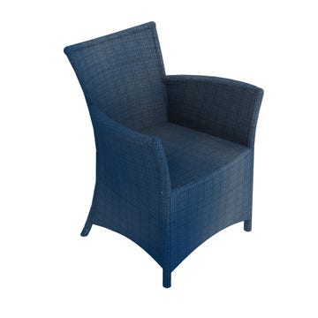 Petit fauteuil CAPRI en WaProlace de Unopiu, Bleu
