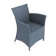 Petit fauteuil CAPRI en WaProlace de Unopiu, Bleu clair