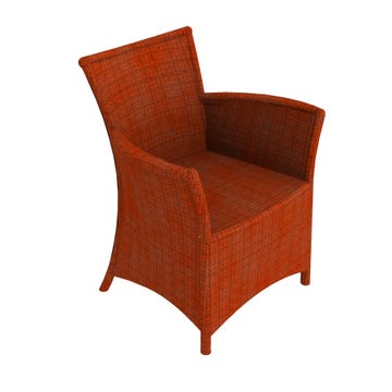 Petit fauteuil CAPRI en WaProlace de Unopiu, Rouge