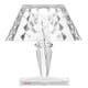 Lampe à poser BIG BATTERY de Kartell, Led/ sur secteur avec interrupteur on/off, Cristal