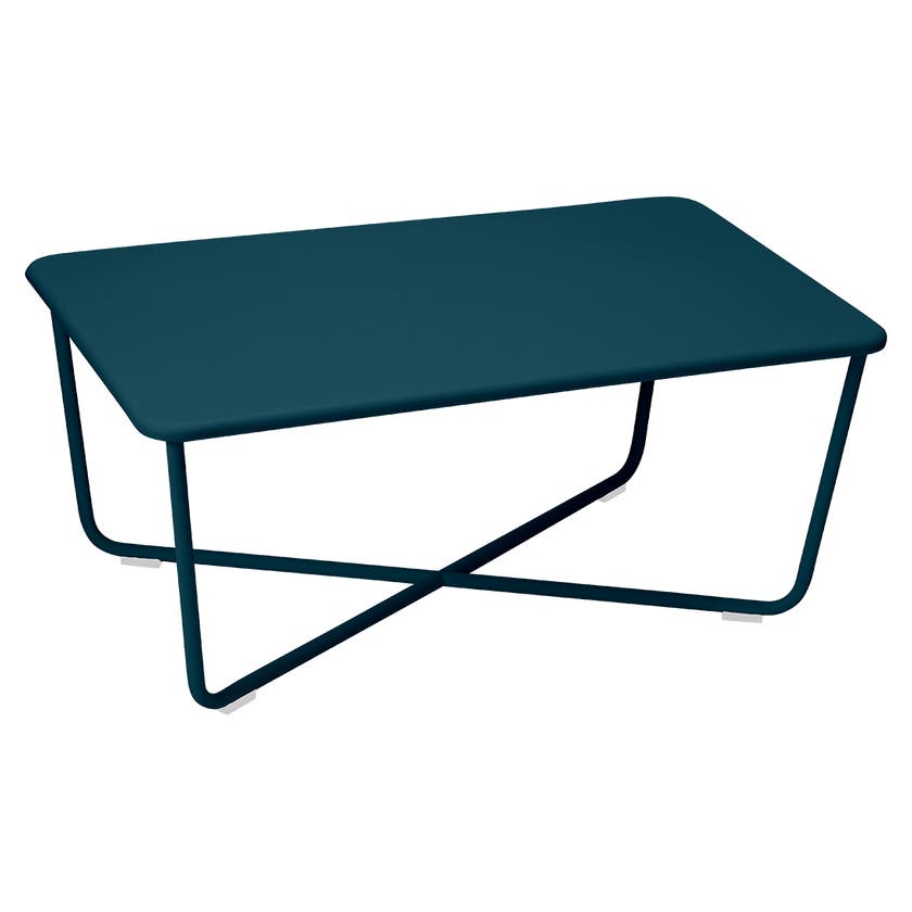 Table basse CROISETTE de Fermob, Bleu acapulco Table basse CROISETTE de Fermob, Bleu acapulco
