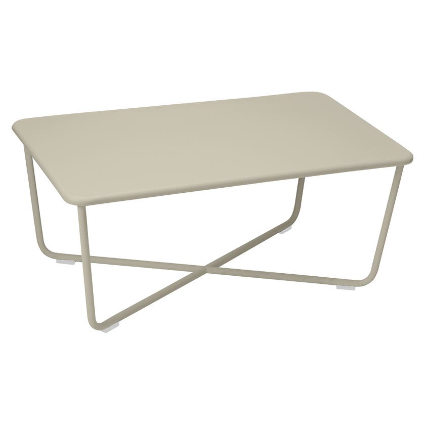 Table basse CROISETTE de Fermob, Gris argile Table basse CROISETTE de Fermob, Gris argile