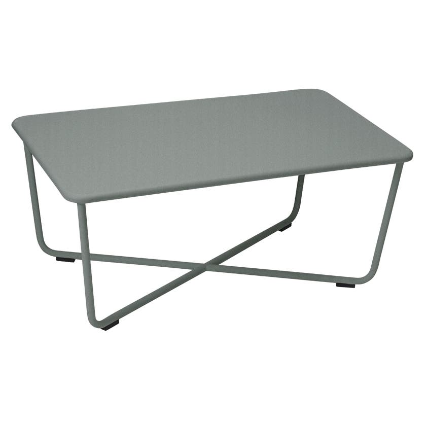 Table basse CROISETTE de Fermob, Gris lapilli Table basse CROISETTE de Fermob, Gris lapilli