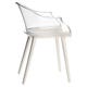 FAUTEUIL CYBORG, Blanc/transparent de MAGIS