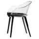 FAUTEUIL CYBORG, Noir/transparent