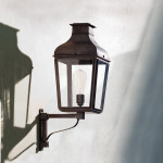 Lanterne Nautic MONTROSE SMALL ON BRACKET bronze antique verre clair