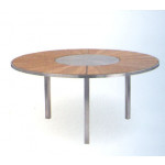 Table O-Zon 160 Teck/Inox