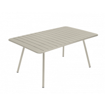 Table rectangulaire confort 6 LUXEMBOURG de Fermob, Gris argile
