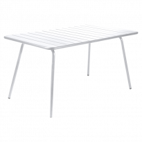 Table LUXEMBOURG pour 6 personnes de Fermob, Blanc coton