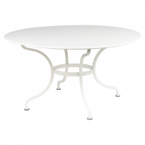 Table ronde D.137 ROMANE de Fermob, Blanc 