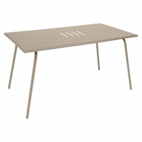 Table haute MONCEAU de Fermob, 146x80x74, Muscade