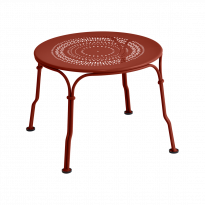 Table basse 1900 de Fermob, ocre rouge