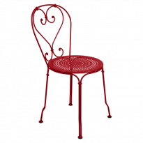 Chaise 1900 de Fermob, Coquelicot